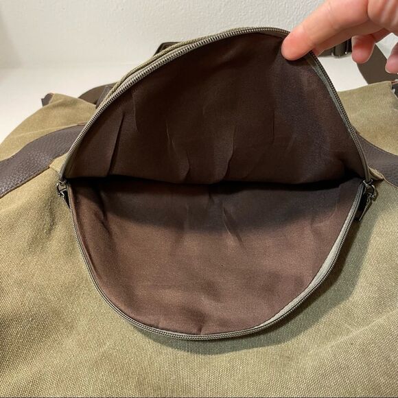 Threaded pear crossbody canvas bag - Picture 13 of 16